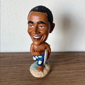Barack Obama Surfing Bobble Head 4"